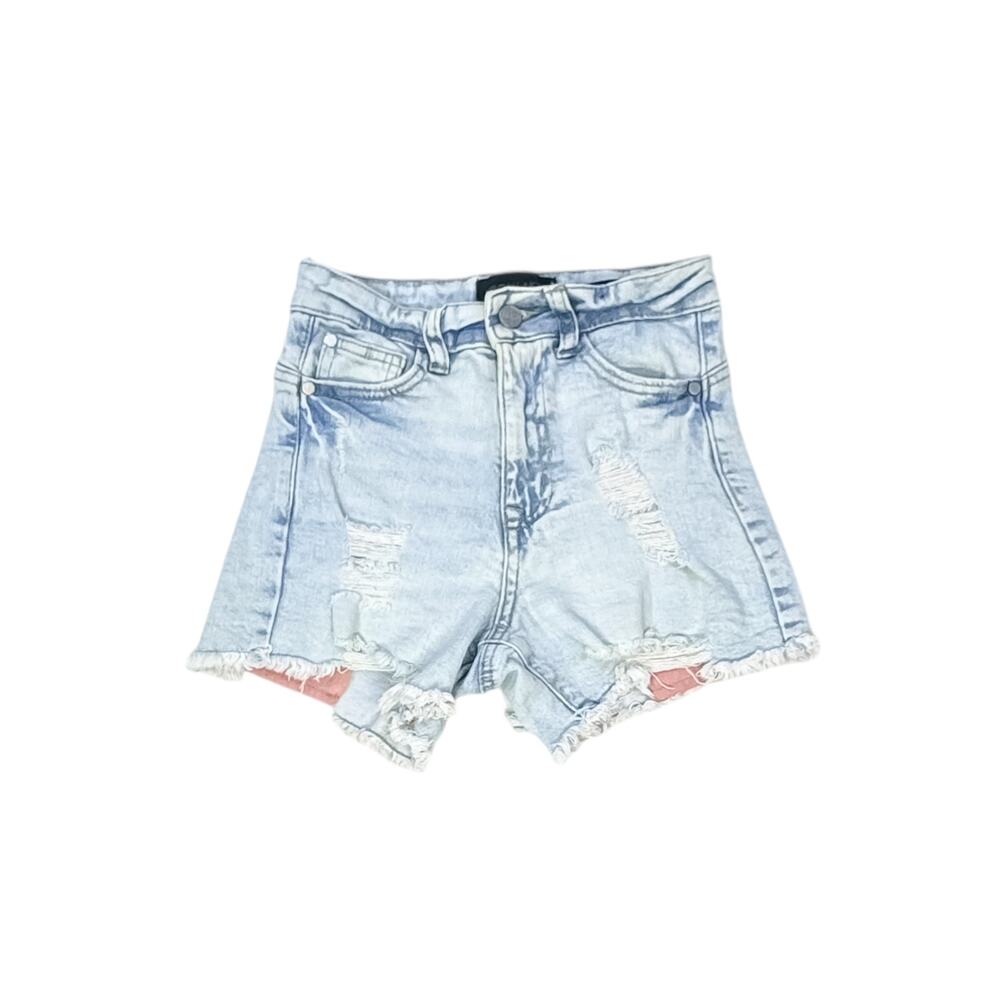 Kendall + Kylie Icon Denim Shorts - Light Wash, Size 0/24